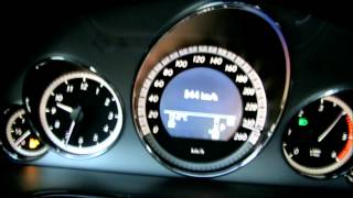 MercedesBenz E350 CDI T 0250kmh  265hp Acceleration [upl. by Htrow]