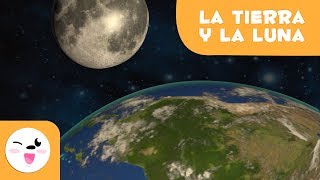 La Luna y la Tierra  Sistema solar para niños [upl. by Luap]