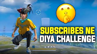 Can I Complete Subscribers Challenge  👀 Nalla Free Fire [upl. by Kano]