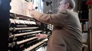 RHEINBERGER Adagio espressivo Sonata No 2  Peter Dyke Hereford Cathedral organ [upl. by Kacerek]