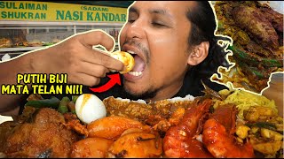 kalau beratur panjang tu sedap la kan mukbang malaysia NASI KANDAR SADAM [upl. by Standing292]