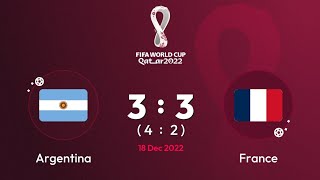 Argentina Vs France 3342 World Cup Final Highlights HD amp All Goals 2022 argentina france [upl. by Oisorbma]