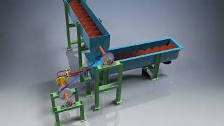 Simulasi Inventor  Animation Screw Conveyor 2 Axis [upl. by Menendez292]