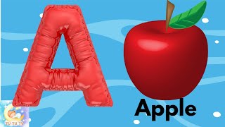 A is for apple abc phonics song abc alphabet English song [upl. by Maxine]