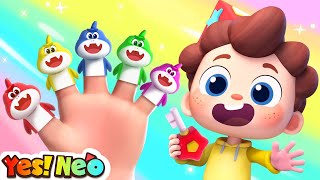 Baby Shark Colorful Rooms  Learn Colors with Baby Shark  Nursery Rhymes amp Kids Songs  Yes Neo [upl. by Ayotyal]