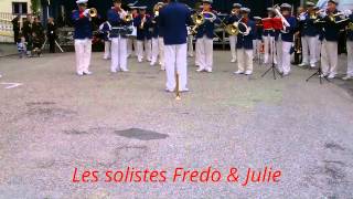 Batterie Fanfare Le Coq Lavelanetien  09  Laroque d Olmes le 020613 [upl. by Oralee544]