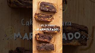 Cake de banana marmoleado ✨ 🍰🍌 recetasfaciles recetas recetassaludables recipe bananacake [upl. by Clarhe]