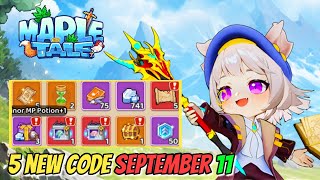 5 New Code Maple Tale September 11 [upl. by Crist]