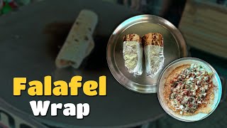 Famous Falafel Wrap Of Pushkar😱  Indian Street Food [upl. by Nimra]