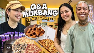 INTENSE QampA  MUKBANG WITH WHAMOS AND ANTONETTE Nagkaalaman na [upl. by Pierrette219]