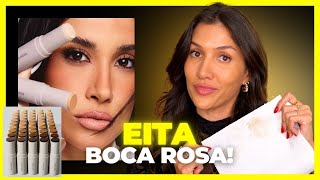 RESENHA SINCERA da BASE BOCA ROSA l DURAÇÃO TESTE DA ÁGUA FLASH e muito mais [upl. by Aiekal]