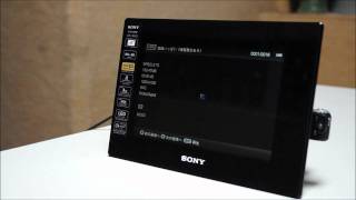 Sony SFrame DFPHD800 2 Video Playback [upl. by Adnorat]