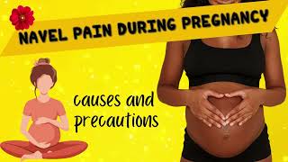 navel pain in pregnancy belly button pain in pregnancy Why is my belly button hurting in pregnant [upl. by Demetria]