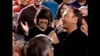 Neil Diamond Sweet Caroline Caroline Rhea Show 2002 [upl. by Hausmann952]