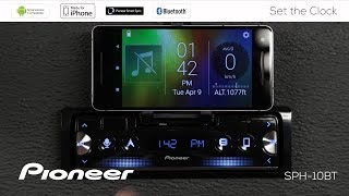 How To  SPH10BT  Set the Clock with Smart Sync App [upl. by Luiza327]