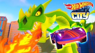 FEUERSPEIENDER DRACHE GREIFT HOT WHEELS CITY AN  Komplette Episode  HotWheelsDeutschland [upl. by Emlin]