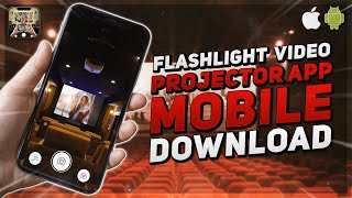 Flashlight Video Projector App for iPhone iPad iOS amp Android  Projector App for Mobile [upl. by Chin67]