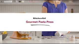 KitchenAid® Attachment Demo Series Gourmet Pasta Press [upl. by Annauqaj370]