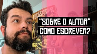 SOBRE O AUTOR SAIBA COMO ESCREVER A SUA PRÓPRIA BIOGRAFIA [upl. by Assillam924]