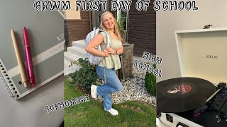 GRWM for the first day of school sophomore year [upl. by Acile]