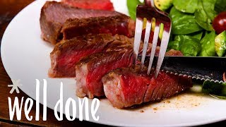 How To Make Pan Seared Chuck Eye Steaks  Recipe  Well Done [upl. by Sharai]