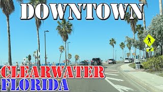 Clearwater  Florida  4K Downtown Drive  2024 [upl. by Aynos702]