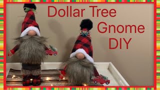 How to Make a Gnome With Items Purchased From Dollar Tree Must See to Believe 🎄⛄️❄️🚗 [upl. by Yauqram]