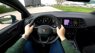 2023 CUPRA Ateca 15 TSI DSG 150 HP POV Test drive Personal experience CARiNIK [upl. by Atinot]