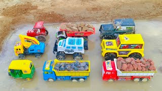 Gadi Wala Parking Video  Mini Tractor Trolley  Dumper Truck  Thar 4x4  JCB  Parth Kids [upl. by Cleland378]