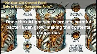 100YearOld Canned Food Safe to Eat or Dangerous Relic [upl. by Nnael]