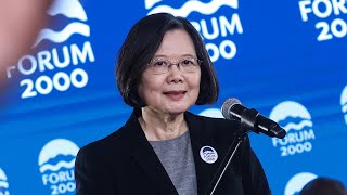 Tsai Ingwen  Special Address  28th Forum 2000 Conference  Prague [upl. by Hewe]