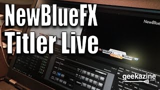 NewBlueFX Titler Pro Live Update with Scoreboard XMLCSV Support [upl. by Terces580]