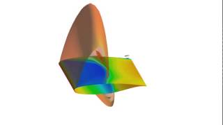 Unsteady Flow Simulation of the BSCW Case 3A AePW2 [upl. by Haletky41]