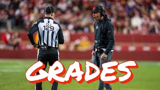 49ers 19 Ravens 33 Grades [upl. by Suirtimed]