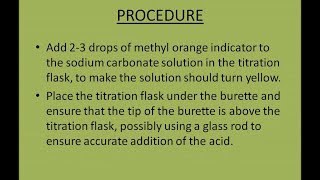 Determination of Strength amp Molarity of Hydrochloric Acid [upl. by Neerhtak]