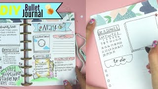 DIY Bullet Journal  How to make a Planner [upl. by Heathcote]