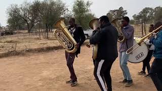 Brass Band Mafikeng  Part 2 Kgowa Tombstone Unveiling [upl. by Puklich735]