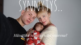 MEILLE SYNTYI LAPSI❤️ QampA raskaussynnytys [upl. by Sharos]