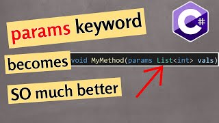 params keyword gets a HUGE upgrade in C 13 [upl. by Atteinotna382]