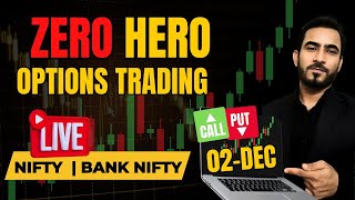 Live Trading Nifty Banknifty Options  Nifty Expiry Option Trade  02Dec  livetrading [upl. by Nason]