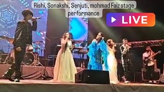 Live  Rishi Sonakshi Senjuti Bidipta Mohammad Faiz stage show Mauritius performance [upl. by Elvie]