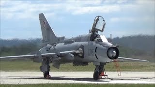 Piknik Lotniczy Świdwin 2018 SU22Mig 29XA41pokaz statyczny [upl. by Mourant]