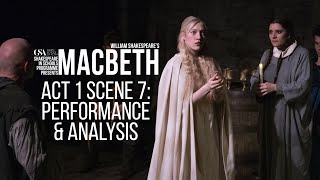 Macbeth Act 1 Scene 7 Performance and Analysis [upl. by Fabrin]