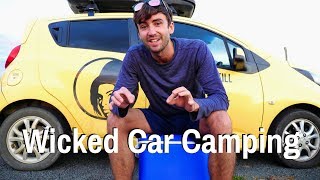 Sleeping in My Wicked Camper Car [upl. by Jimmie]