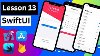 Lesson 13 Profile amp Log Out – SwiftUI To Do List [upl. by Llednek]