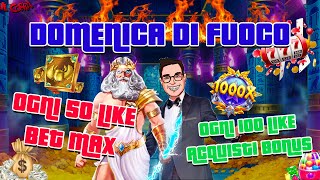 LA DOMENICA DI FUOCO 🔥🧨 alle SLOT ONLINE 🎰 con Acquisti BONUS e BET MAX 💸  IL 𝐂𝐎𝐁𝐑𝐀 𝐓𝐈𝐏𝐒𝐓𝐄𝐑 TV📺 [upl. by Festa]