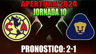 Pronósticos Jornada 10 Apertura 2024 Liga MX 🔥 ganador y goles [upl. by Iline]