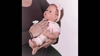 Cooing and Breathing Lifelike Chloe Silicone Baby Doll [upl. by Ignazio498]