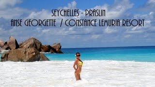 Seychelles  Praslin  Anse Georgette amp Constance Lemuria Resort  Gopro Hero 4 Black [upl. by Seavey483]