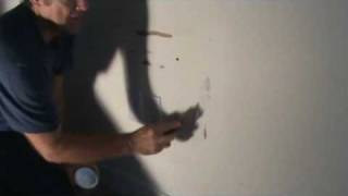 How to patch drywall installing the lightweight spackle [upl. by Adon]